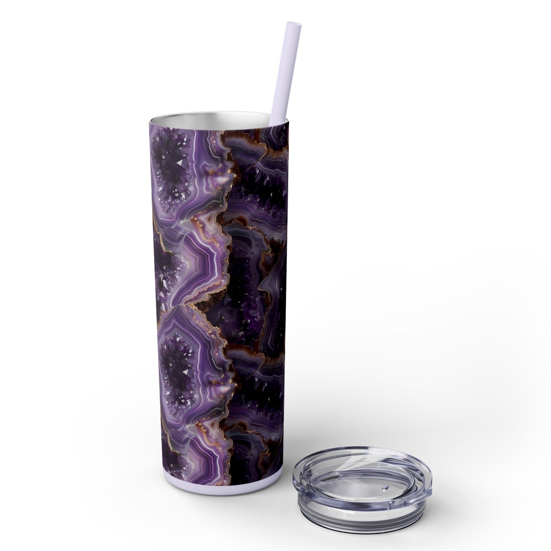 Purple Glitter Stainless Steel Tumbler hotsell