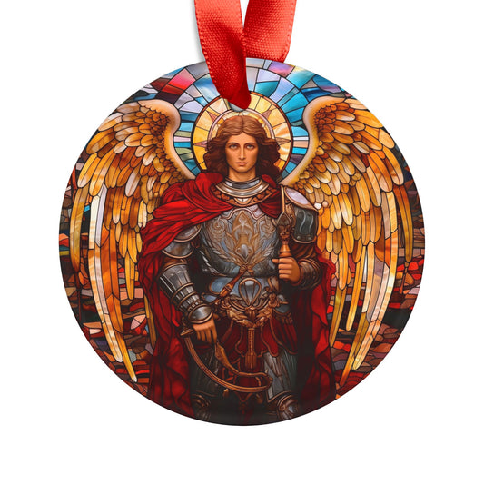 Archangel Michael Decorative Art Acrylic Angel Ornament, 2.9 inches - Perfect Gift for the Holidays