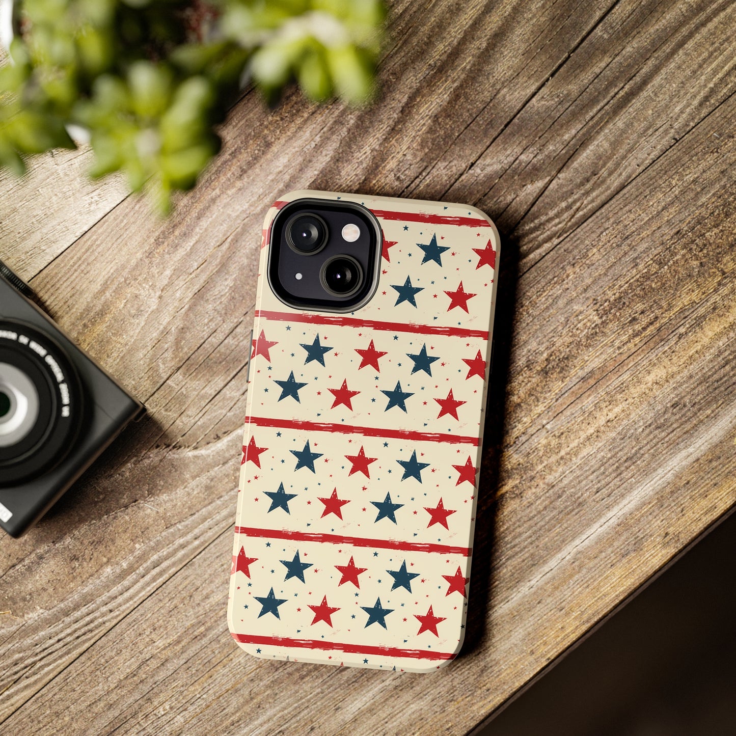 Stars & Stripes Tough Phone Case for iPhone 11, 12, 13, 14, 15, Plus, Pro, Pro Max