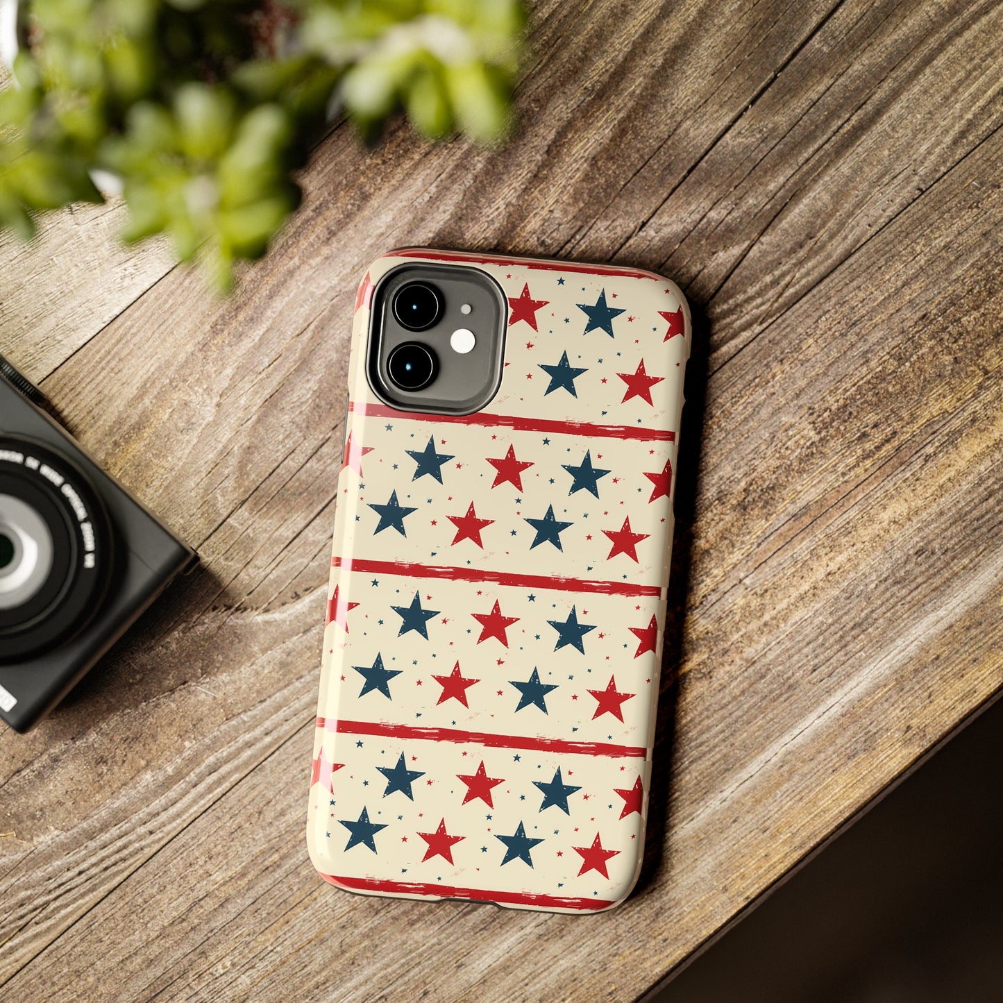 Stars & Stripes Tough Phone Case for iPhone 11, 12, 13, 14, 15, Plus, Pro, Pro Max