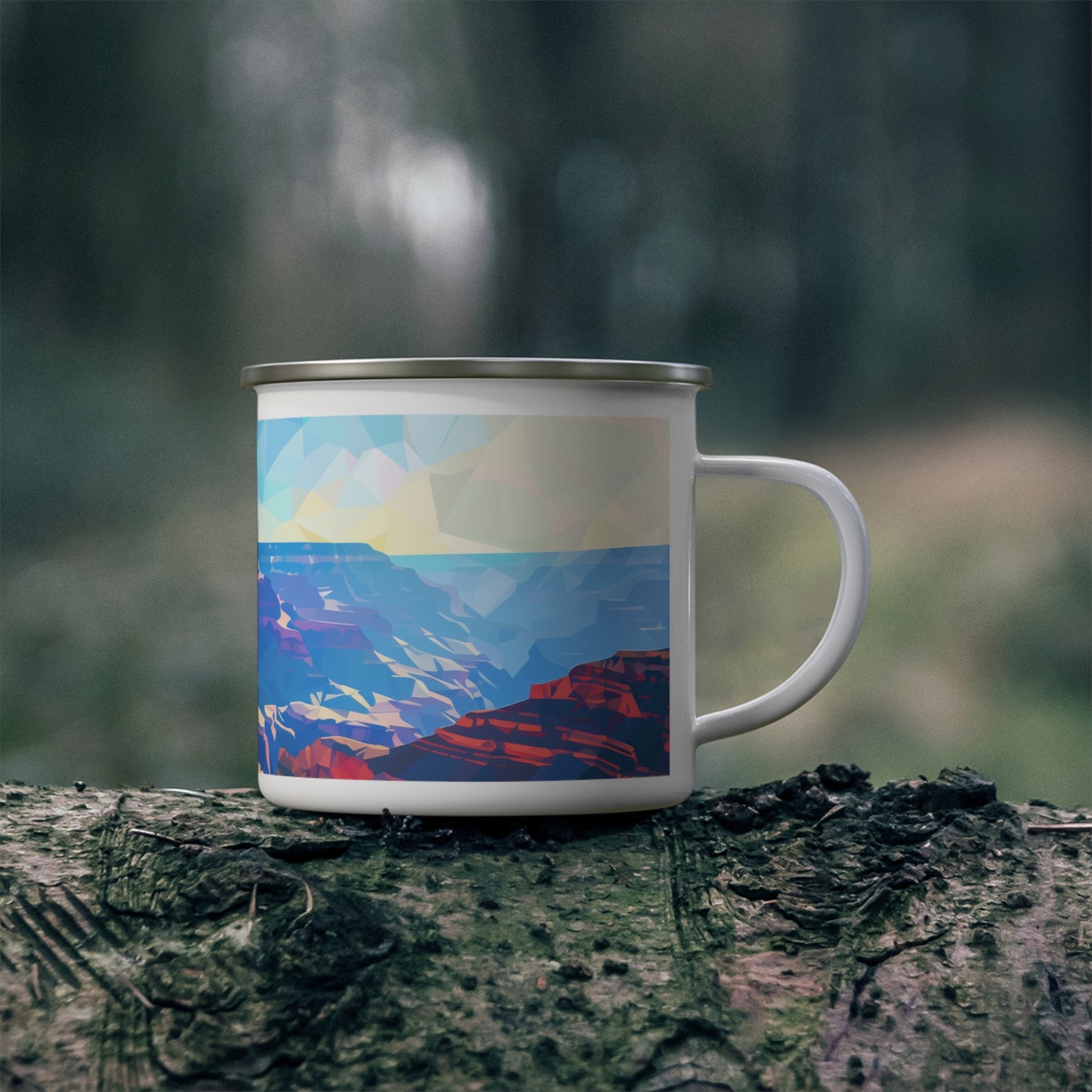 Camping Mug with Grand Canyon Design, 12oz Coffee Cup