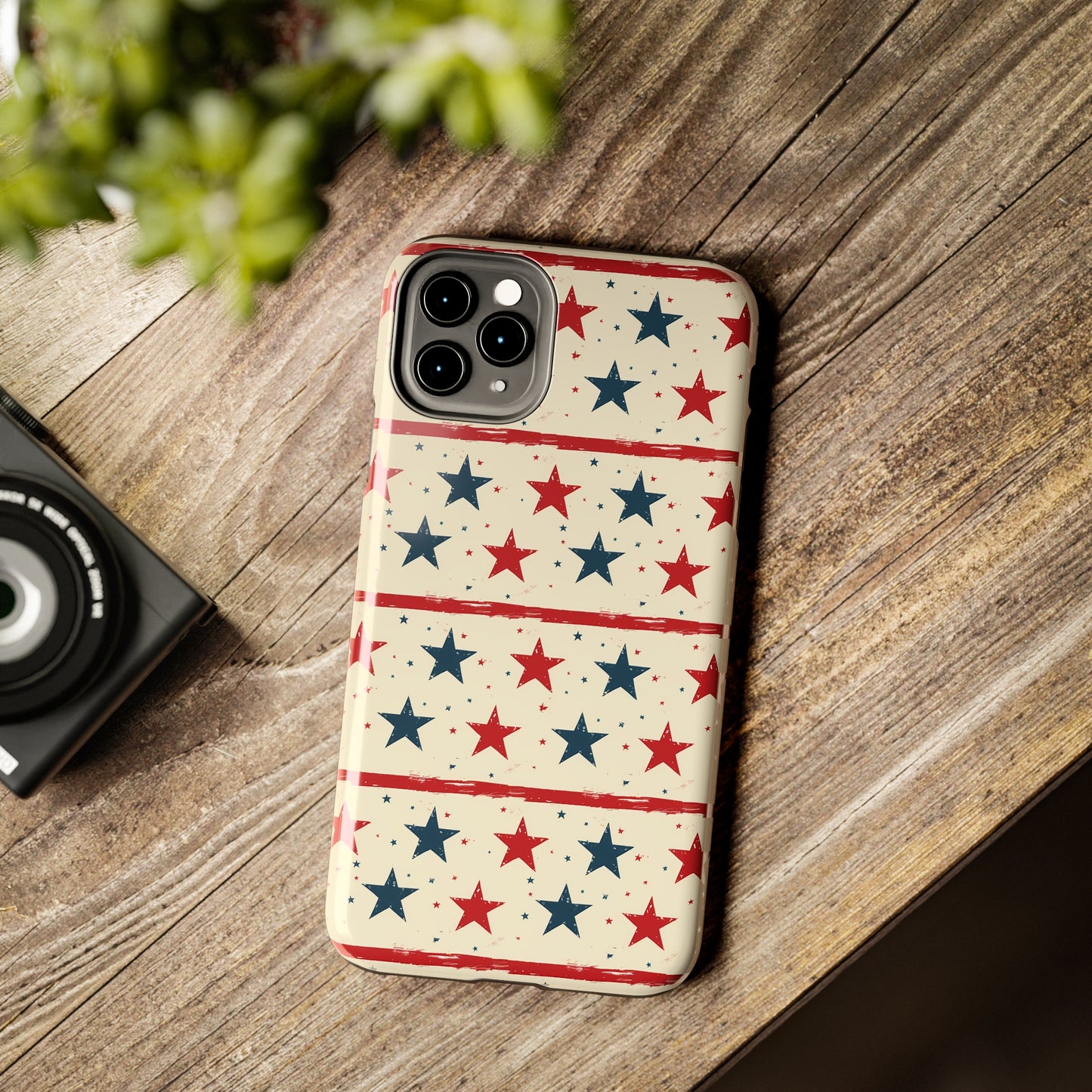 Stars & Stripes Tough Phone Case for iPhone 11, 12, 13, 14, 15, Plus, Pro, Pro Max