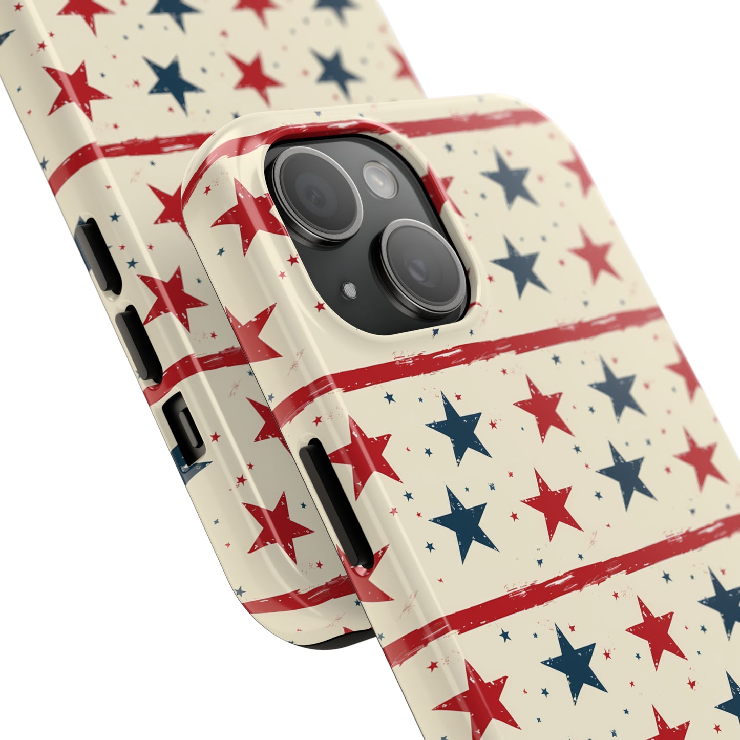 Stars & Stripes Tough Phone Case for iPhone 11, 12, 13, 14, 15, Plus, Pro, Pro Max