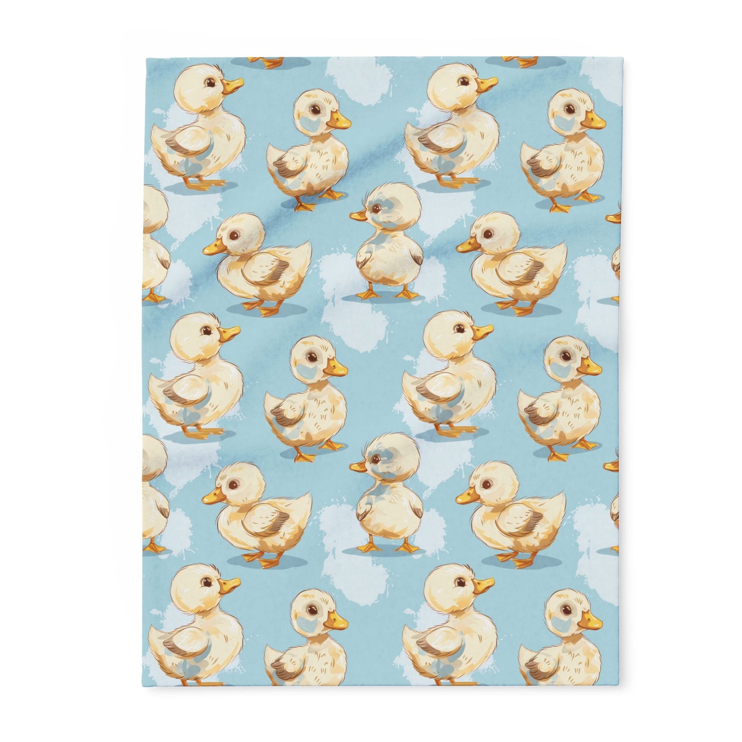 Cute Baby Ducklings Fleece Throw Blanket for Toddlers, Kids & Pets – Soft, Cozy, and Durable 30x40” Blanket