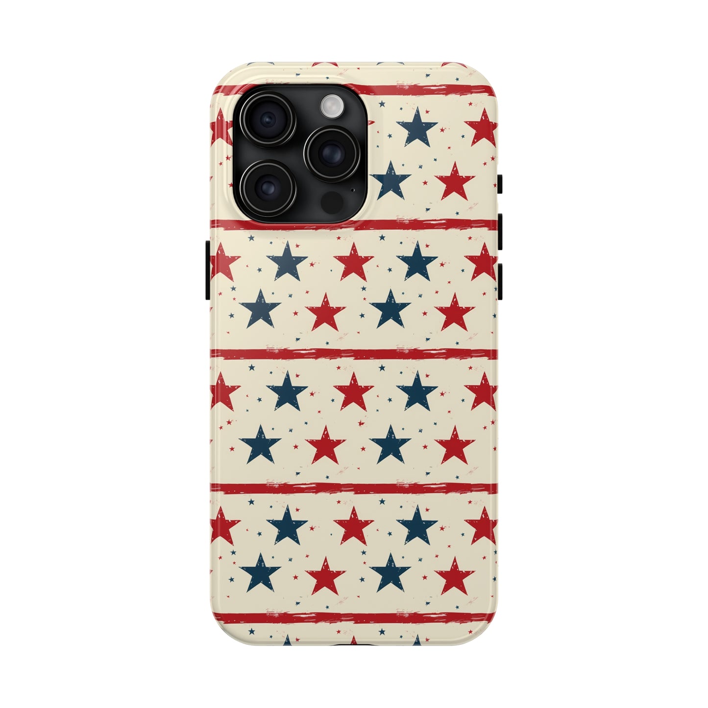 Stars & Stripes Tough Phone Case for iPhone 11, 12, 13, 14, 15, Plus, Pro, Pro Max