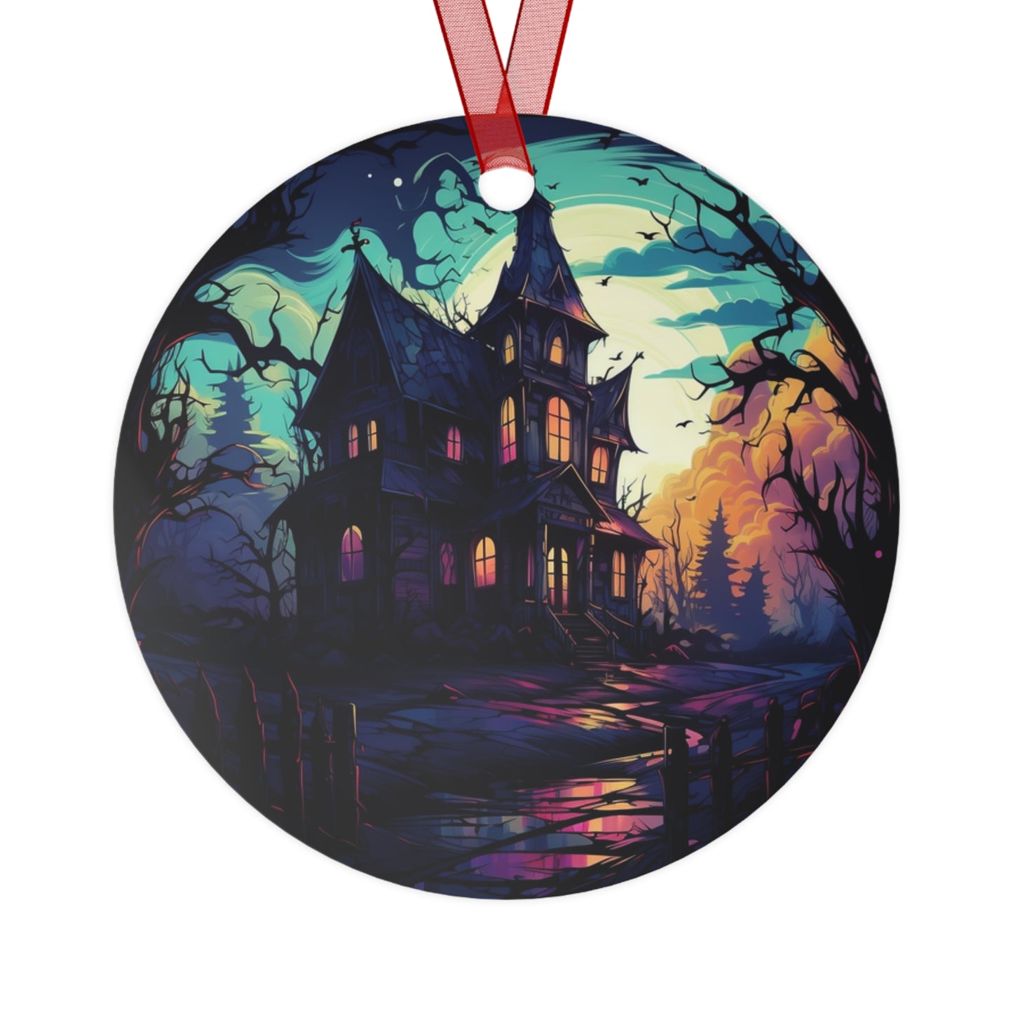 Haunted House Ornament for Mini Tree Decoration