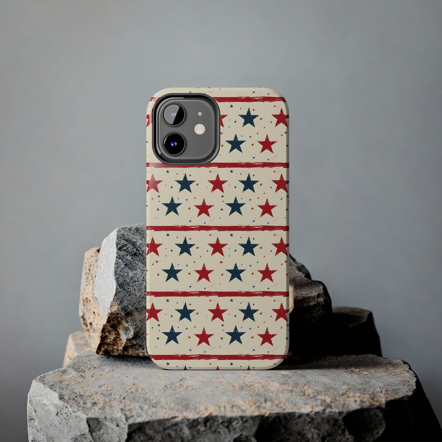 Stars & Stripes Tough Phone Case for iPhone 11, 12, 13, 14, 15, Plus, Pro, Pro Max