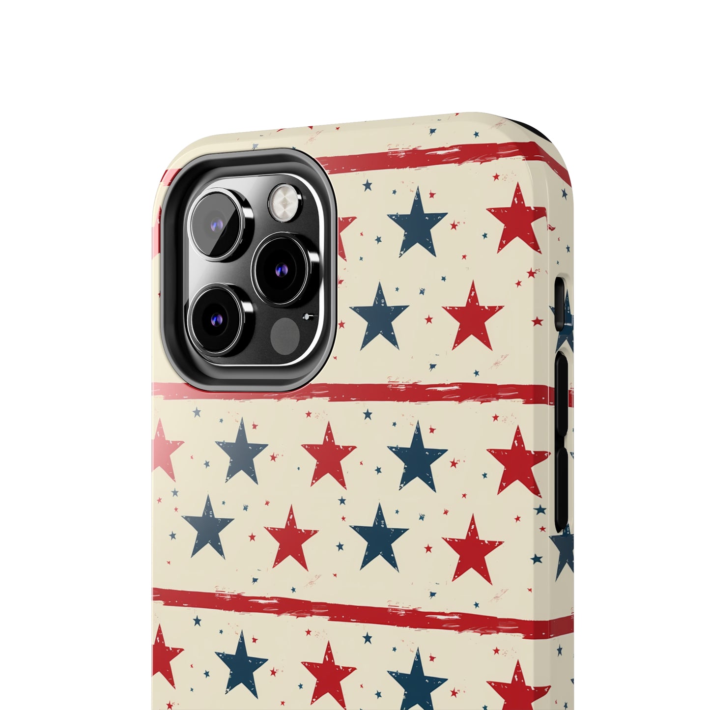 Stars & Stripes Tough Phone Case for iPhone 11, 12, 13, 14, 15, Plus, Pro, Pro Max