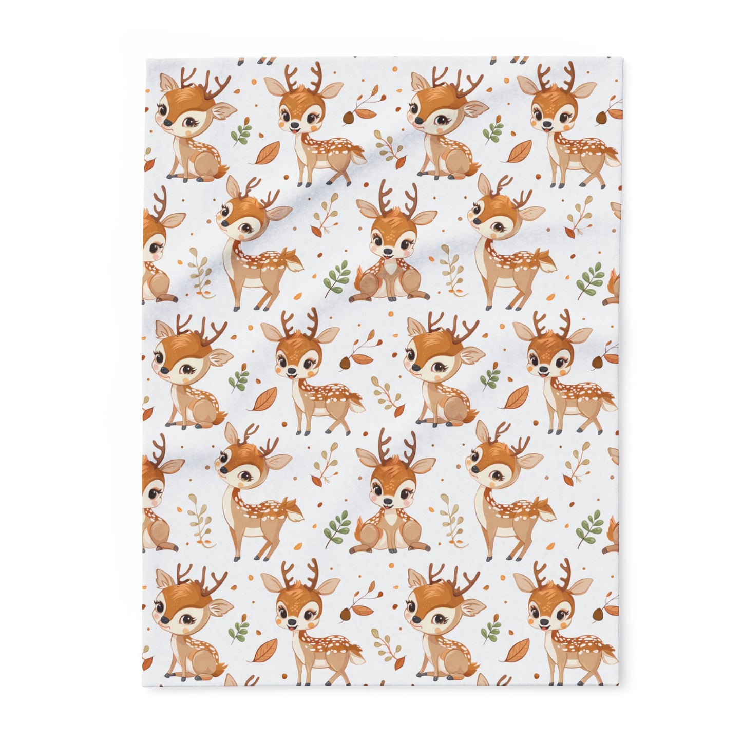 Cute Baby Reindeer Fleece Throw Blanket for Toddlers, Kids & Pets – Soft, Cozy, and Durable 30x40” Blanket