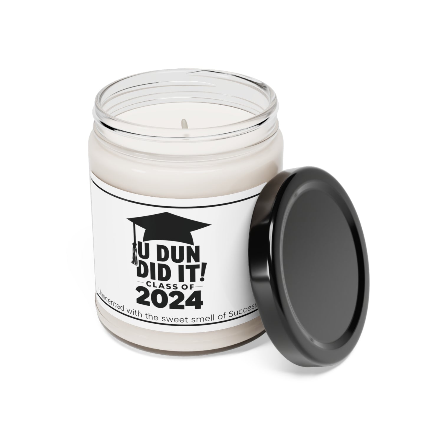 Funny Graduation Gift, Unscented Candle (U Dun Did It) - Funny Gift for Grads