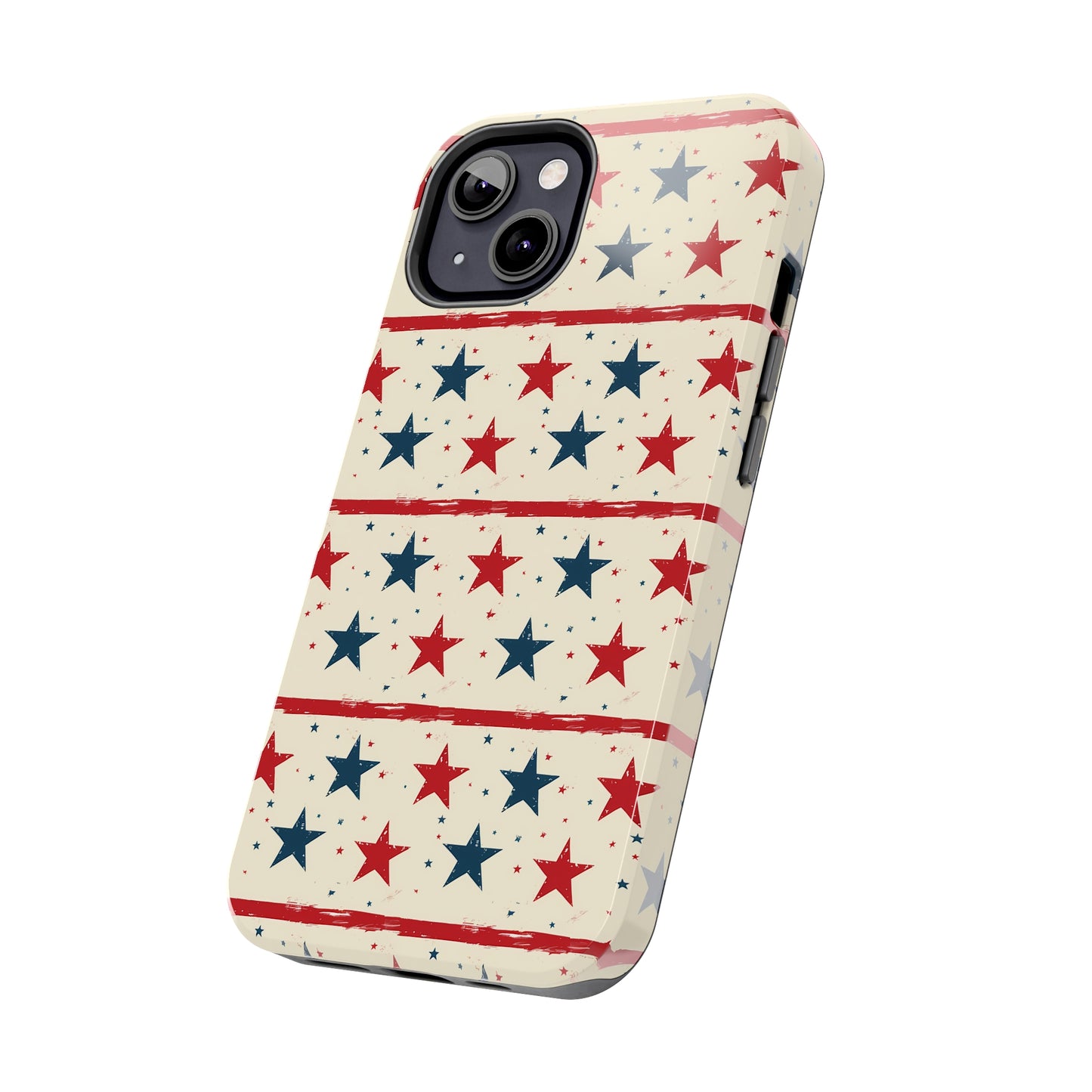 Stars & Stripes Tough Phone Case for iPhone 11, 12, 13, 14, 15, Plus, Pro, Pro Max