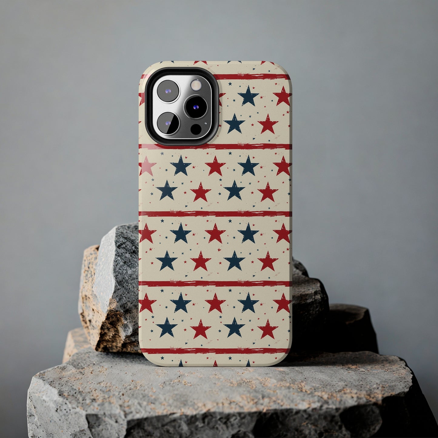 Stars & Stripes Tough Phone Case for iPhone 11, 12, 13, 14, 15, Plus, Pro, Pro Max