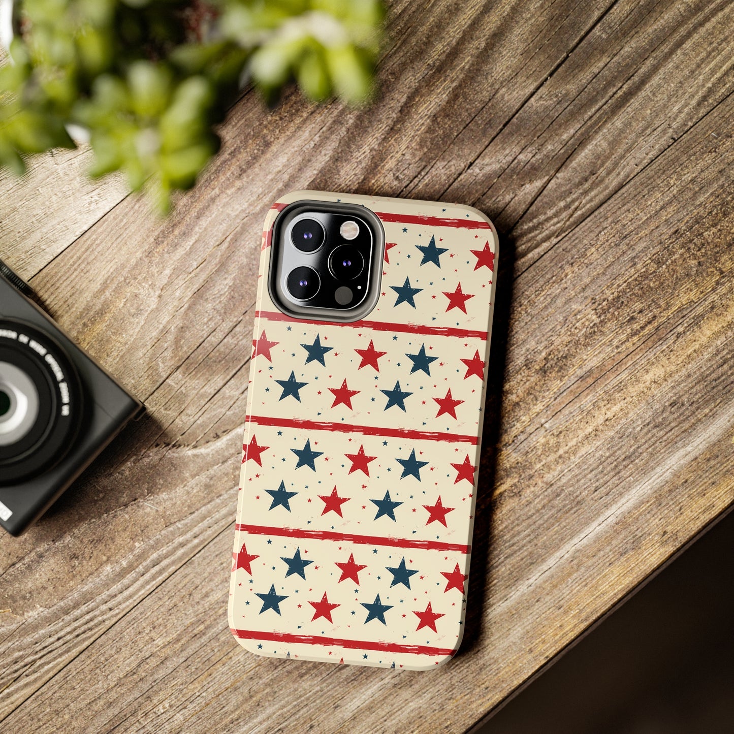 Stars & Stripes Tough Phone Case for iPhone 11, 12, 13, 14, 15, Plus, Pro, Pro Max