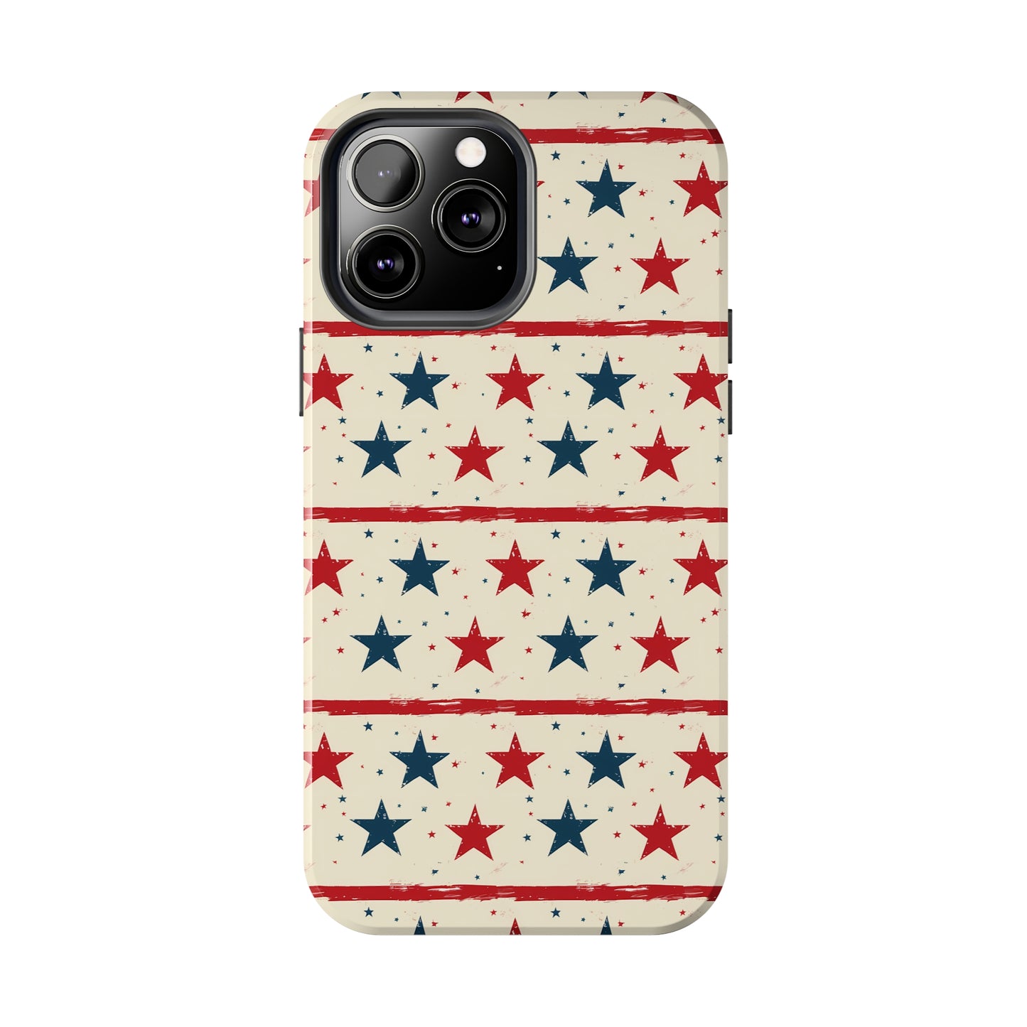 Stars & Stripes Tough Phone Case for iPhone 11, 12, 13, 14, 15, Plus, Pro, Pro Max