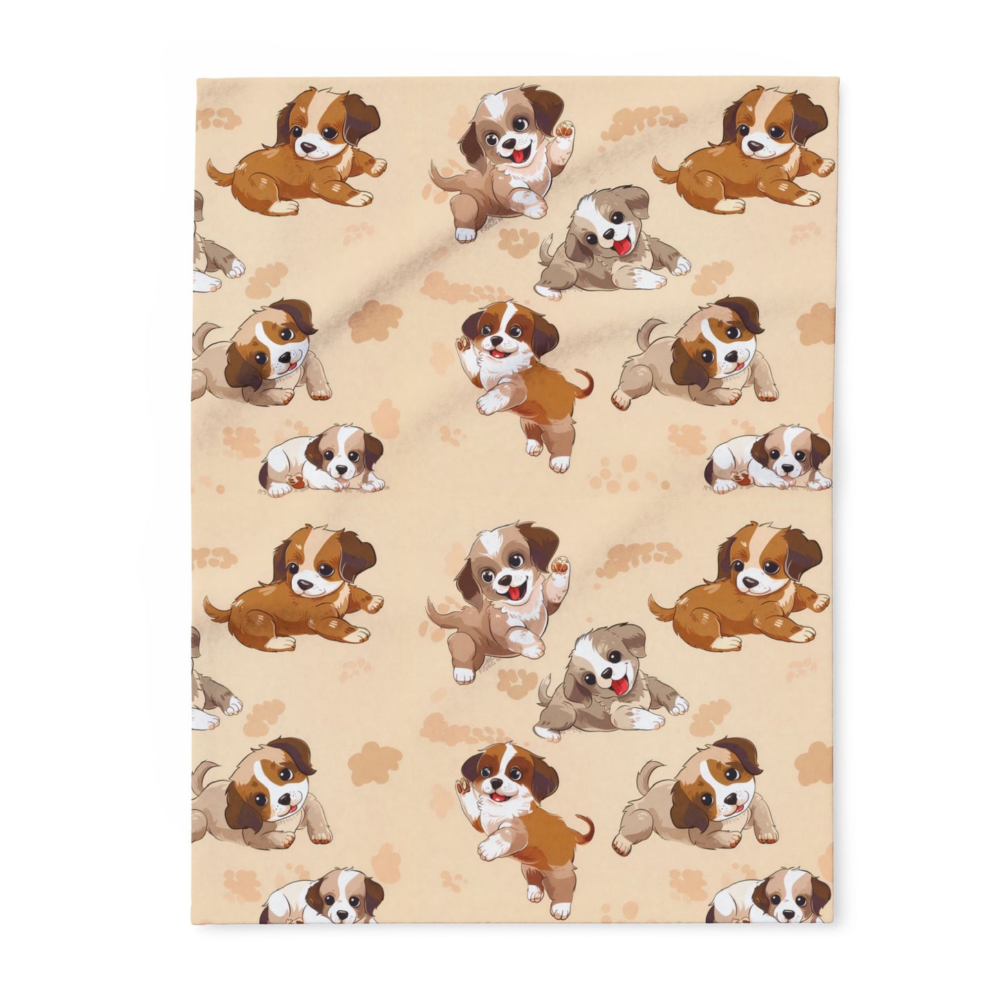 Cute Puppy Dogs Fleece Throw Blanket for Toddlers, Kids & Pets – Soft, Cozy, and Durable 30x40” Blanket