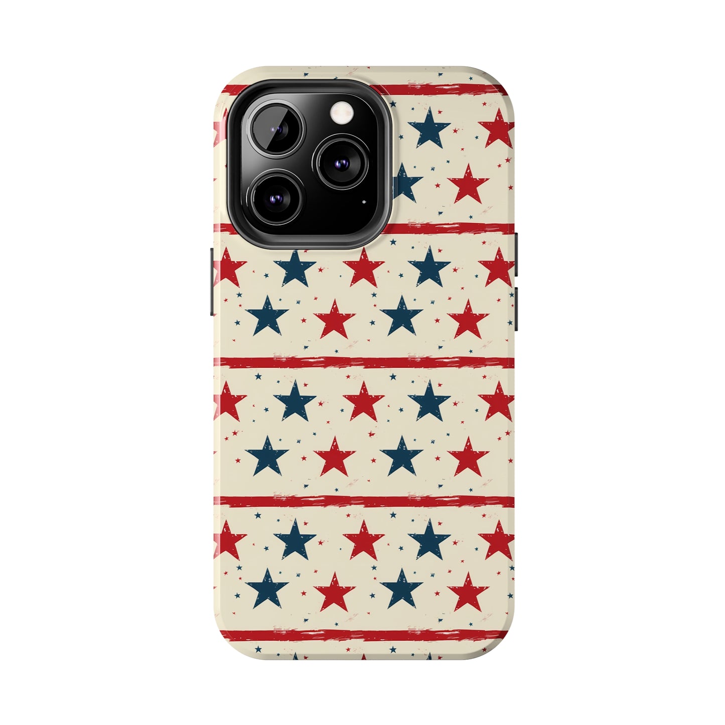 Stars & Stripes Tough Phone Case for iPhone 11, 12, 13, 14, 15, Plus, Pro, Pro Max