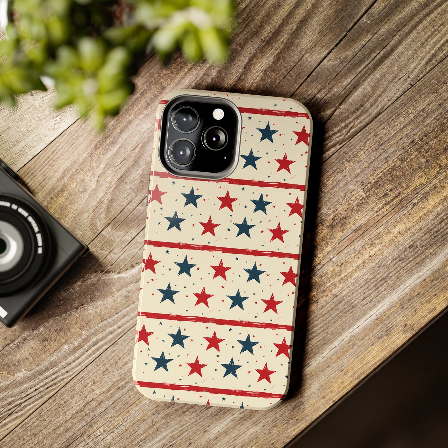 Stars & Stripes Tough Phone Case for iPhone 11, 12, 13, 14, 15, Plus, Pro, Pro Max