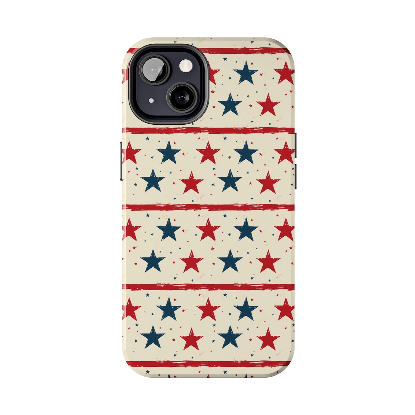 Stars & Stripes Tough Phone Case for iPhone 11, 12, 13, 14, 15, Plus, Pro, Pro Max