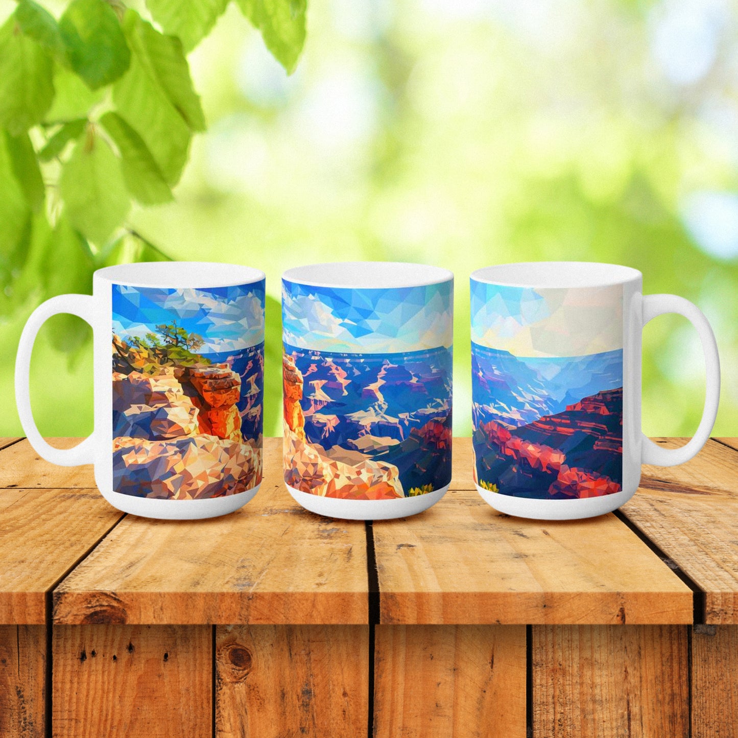 Large Collectible Coffee Mug with Grand Canyon National Park Design, 15oz