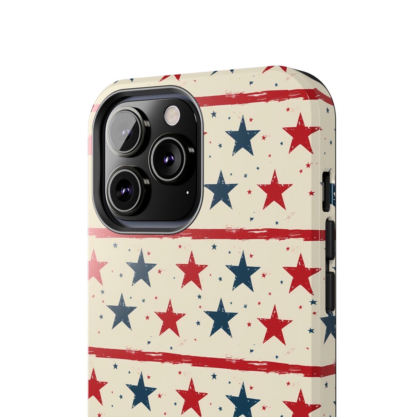 Stars & Stripes Tough Phone Case for iPhone 11, 12, 13, 14, 15, Plus, Pro, Pro Max