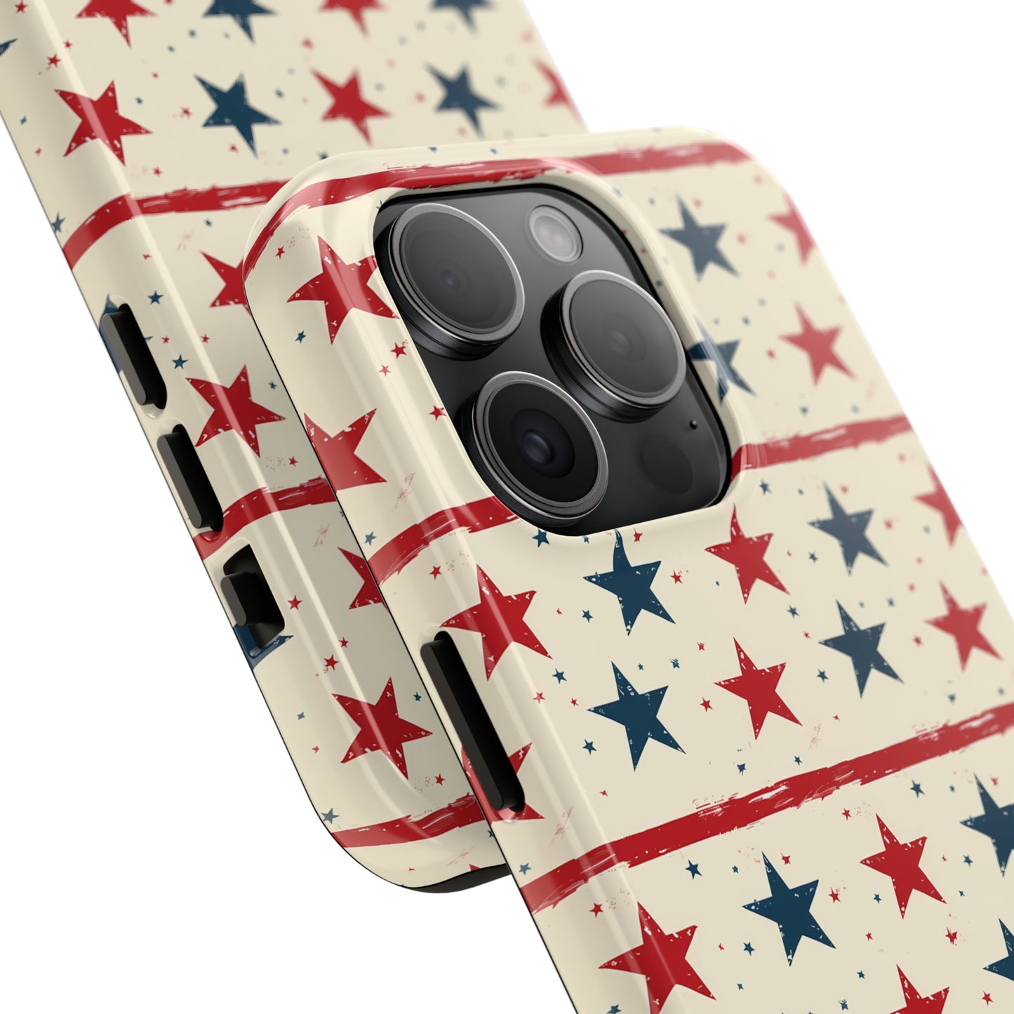 Stars & Stripes Tough Phone Case for iPhone 11, 12, 13, 14, 15, Plus, Pro, Pro Max