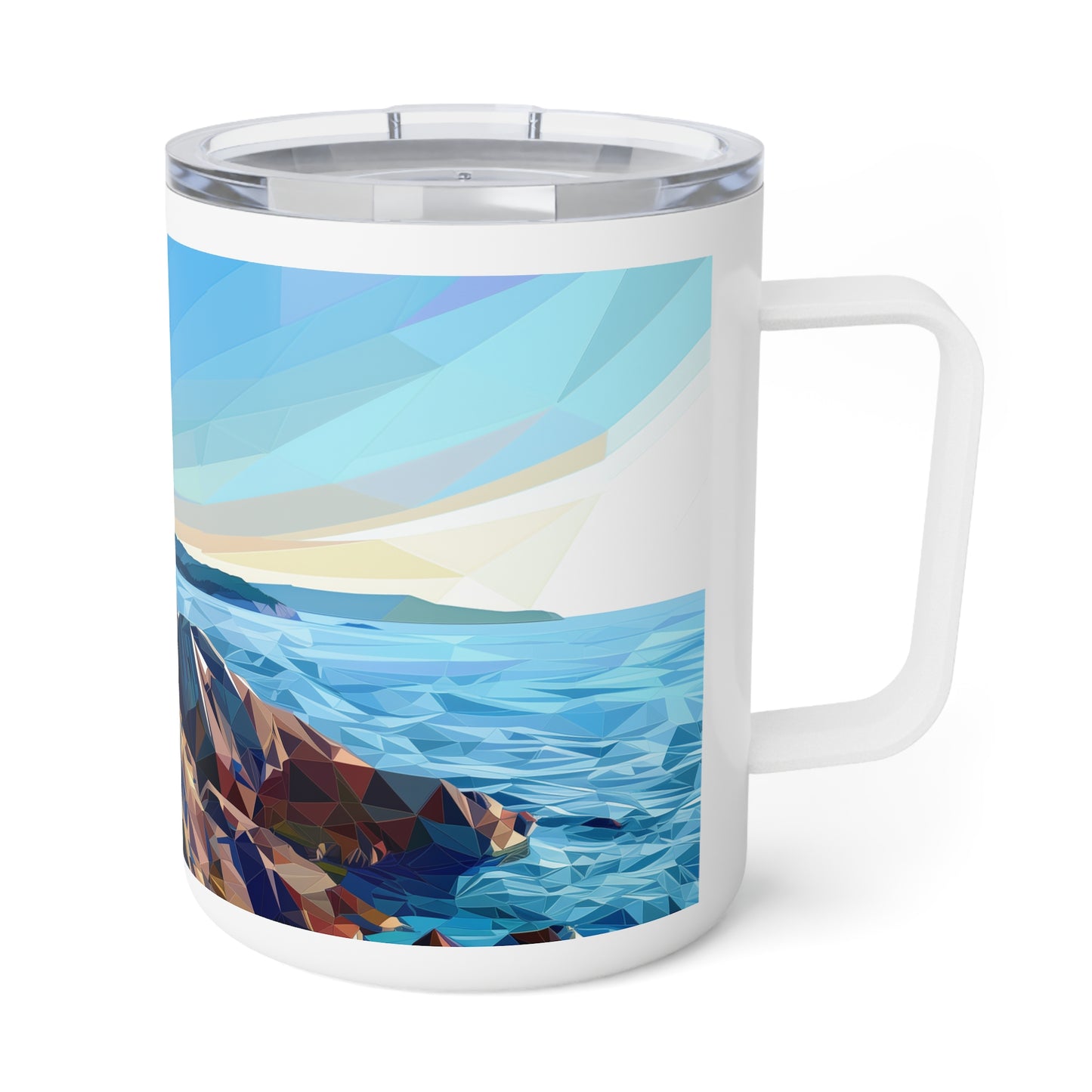 Insulated Coffee Mug with Acadia National Park Design, 10 oz