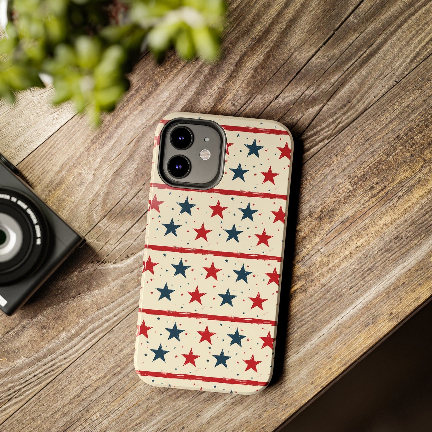 Stars & Stripes Tough Phone Case for iPhone 11, 12, 13, 14, 15, Plus, Pro, Pro Max