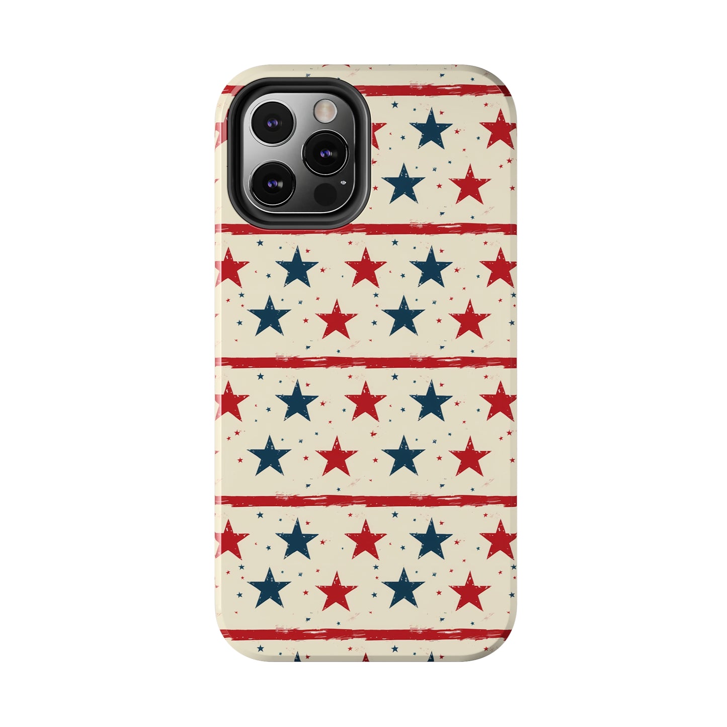 Stars & Stripes Tough Phone Case for iPhone 11, 12, 13, 14, 15, Plus, Pro, Pro Max