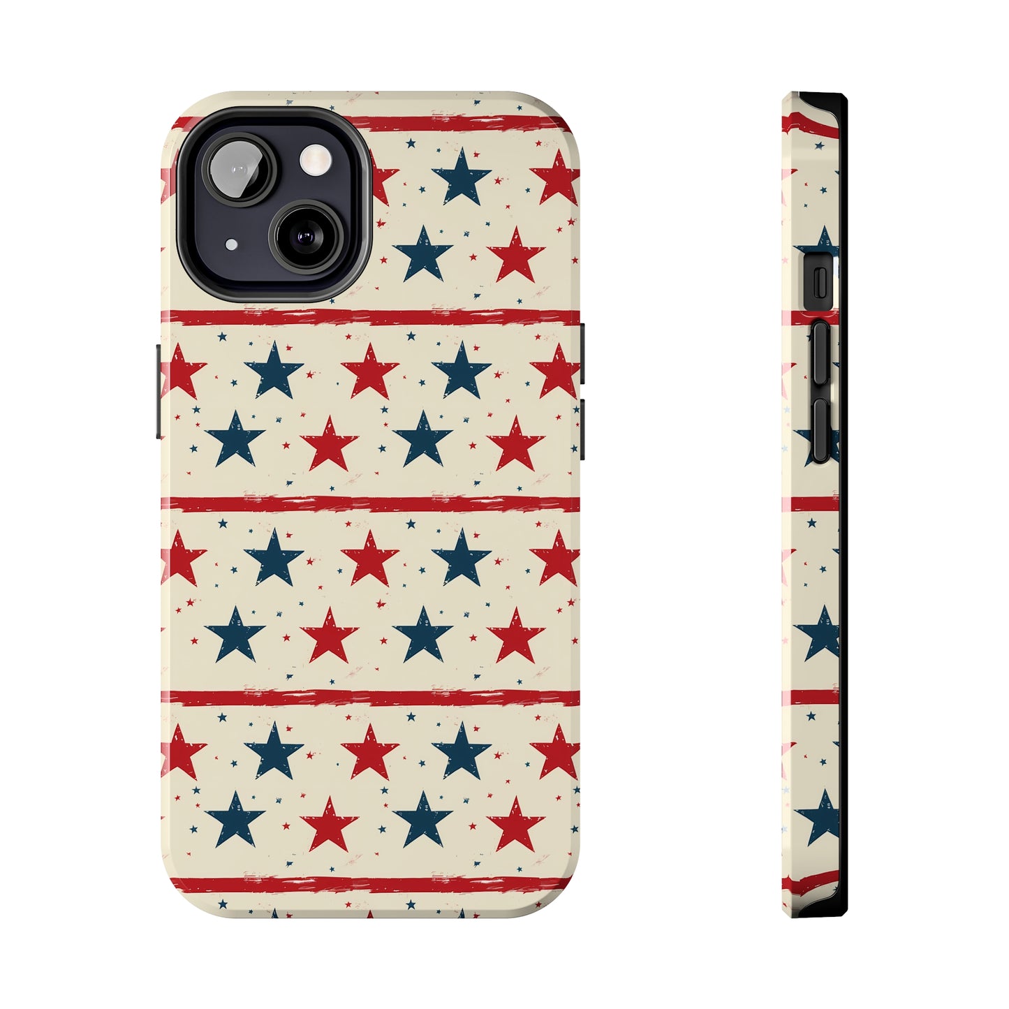 Stars & Stripes Tough Phone Case for iPhone 11, 12, 13, 14, 15, Plus, Pro, Pro Max