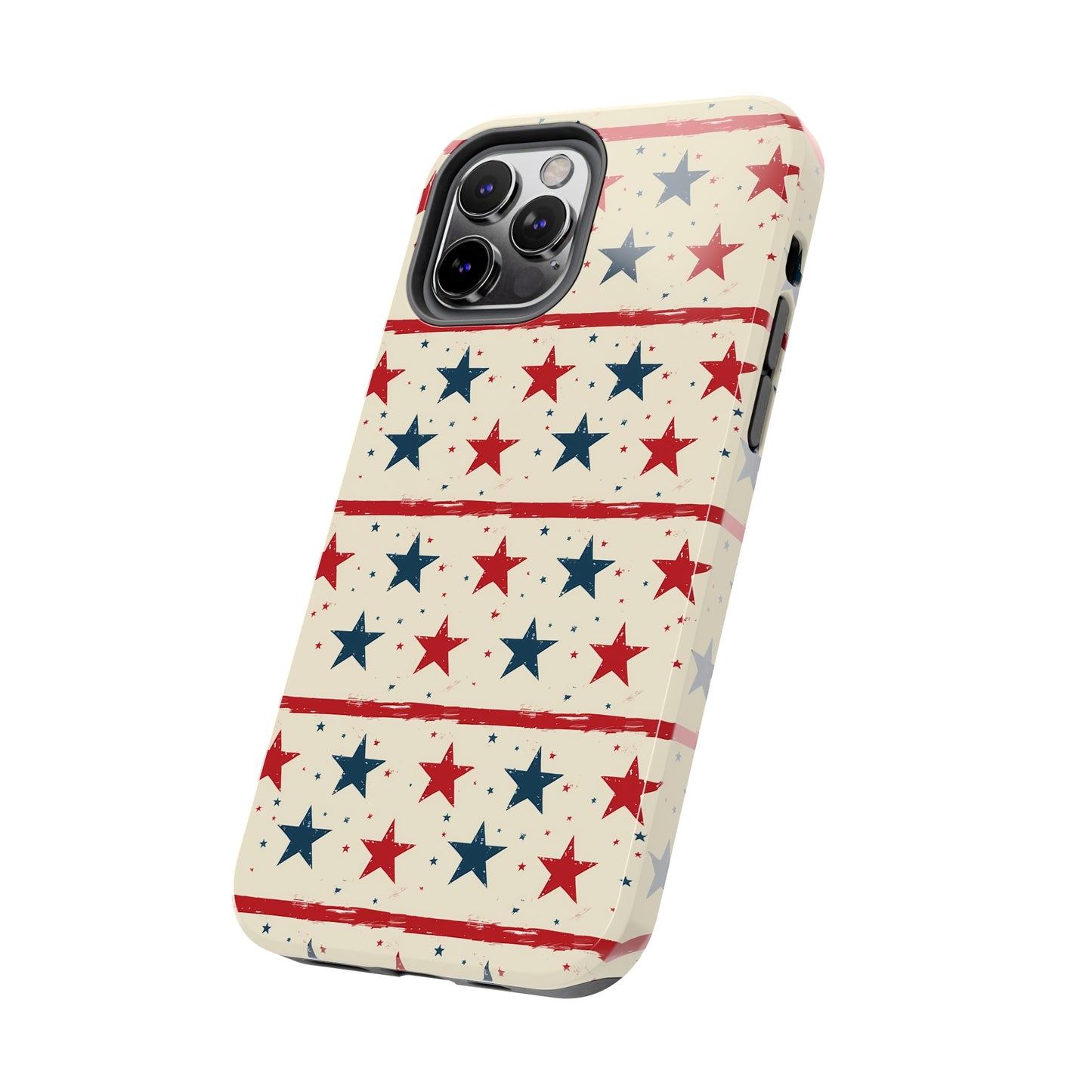 Stars & Stripes Tough Phone Case for iPhone 11, 12, 13, 14, 15, Plus, Pro, Pro Max