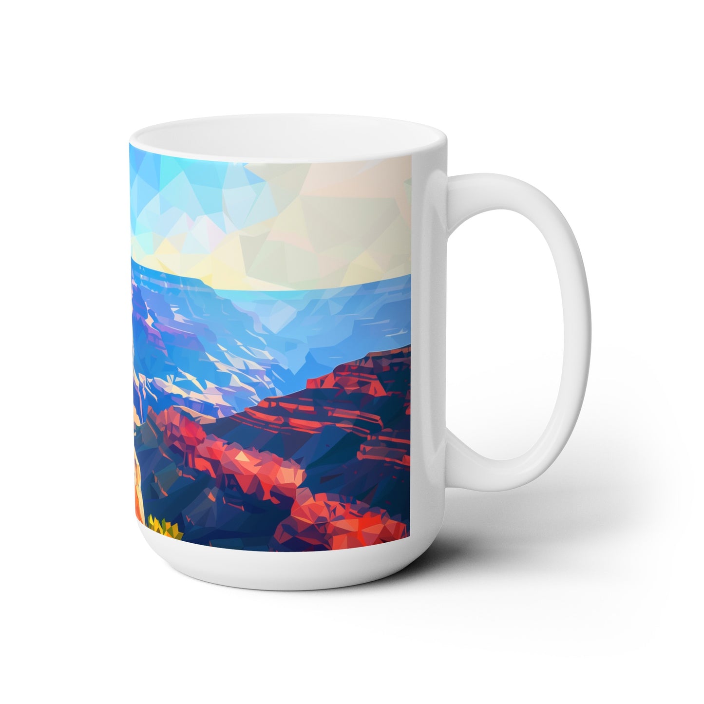 Large Collectible Coffee Mug with Grand Canyon National Park Design, 15oz