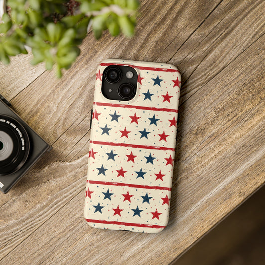 Stars & Stripes Tough Phone Case for iPhone 11, 12, 13, 14, 15, Plus, Pro, Pro Max