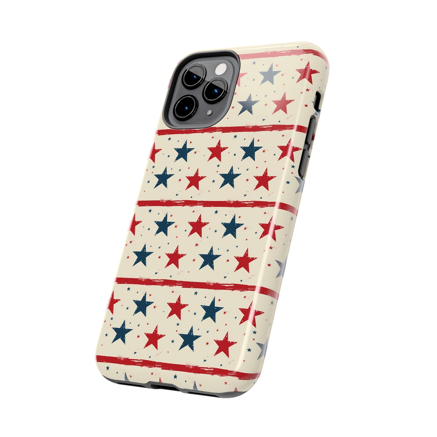 Stars & Stripes Tough Phone Case for iPhone 11, 12, 13, 14, 15, Plus, Pro, Pro Max