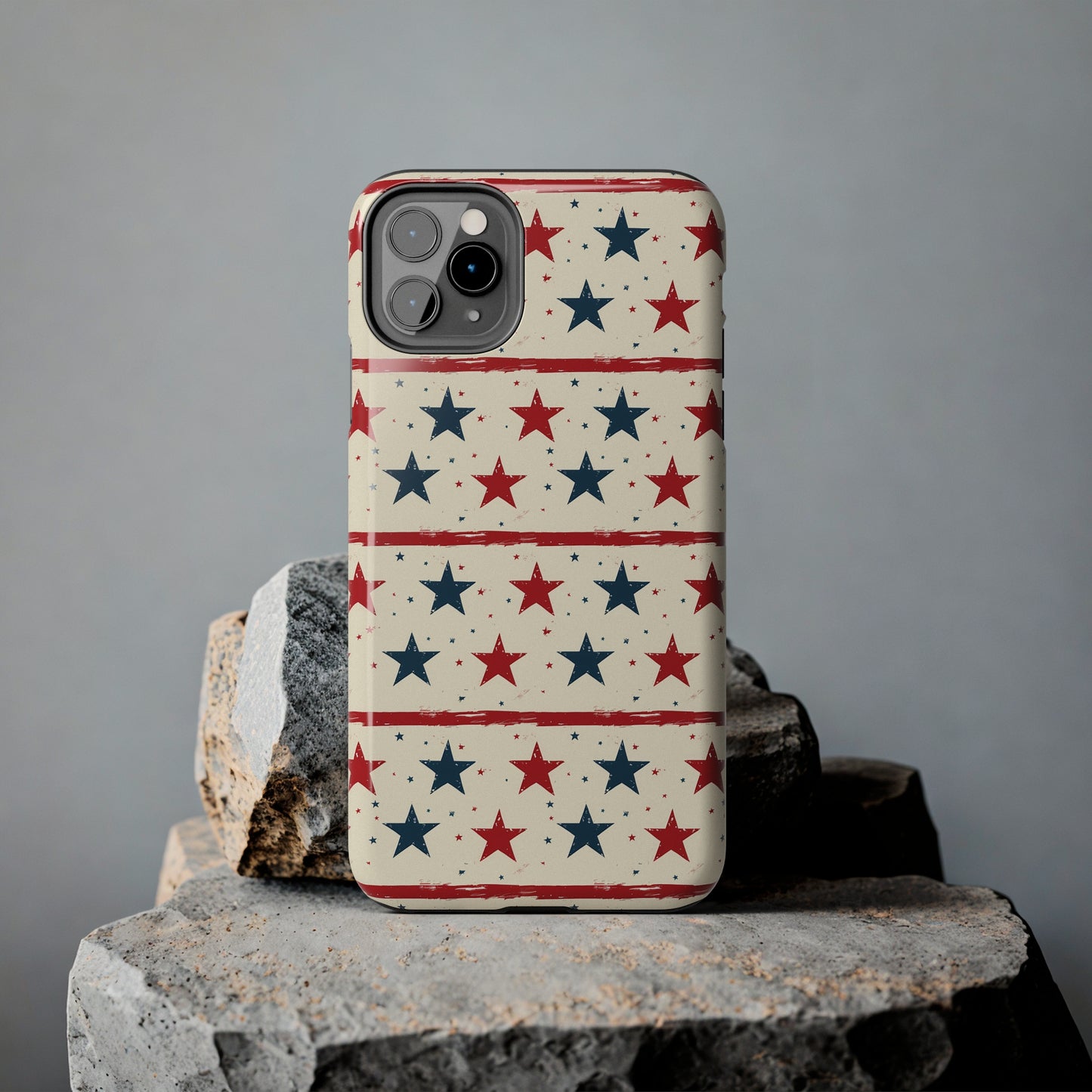 Stars & Stripes Tough Phone Case for iPhone 11, 12, 13, 14, 15, Plus, Pro, Pro Max