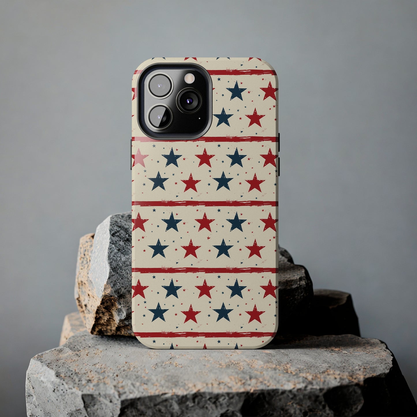 Stars & Stripes Tough Phone Case for iPhone 11, 12, 13, 14, 15, Plus, Pro, Pro Max