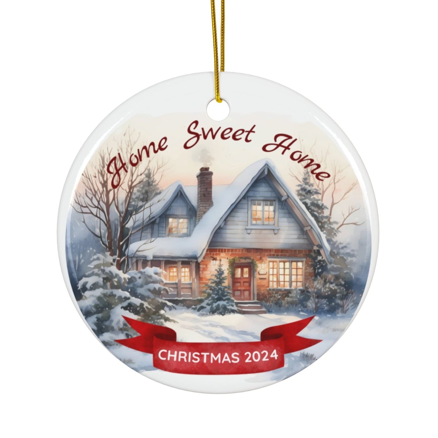 Home Sweet Home First Christmas House Warming Gift, 2024 Keepsake Holiday Ornament