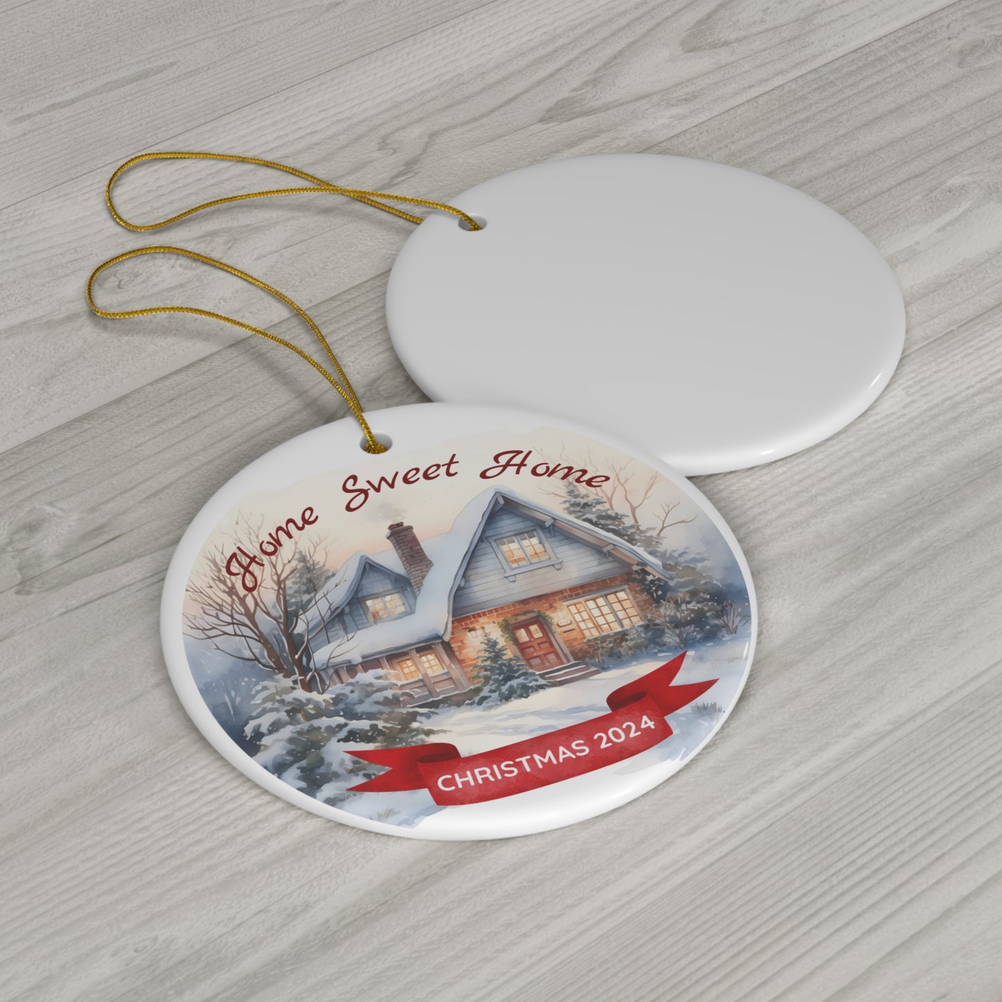 Home Sweet Home First Christmas House Warming Gift, 2024 Keepsake Holiday Ornament