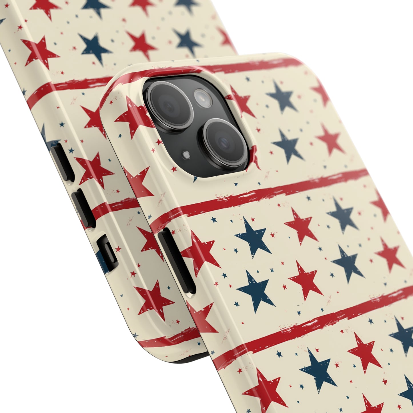 Stars & Stripes Tough Phone Case for iPhone 11, 12, 13, 14, 15, Plus, Pro, Pro Max