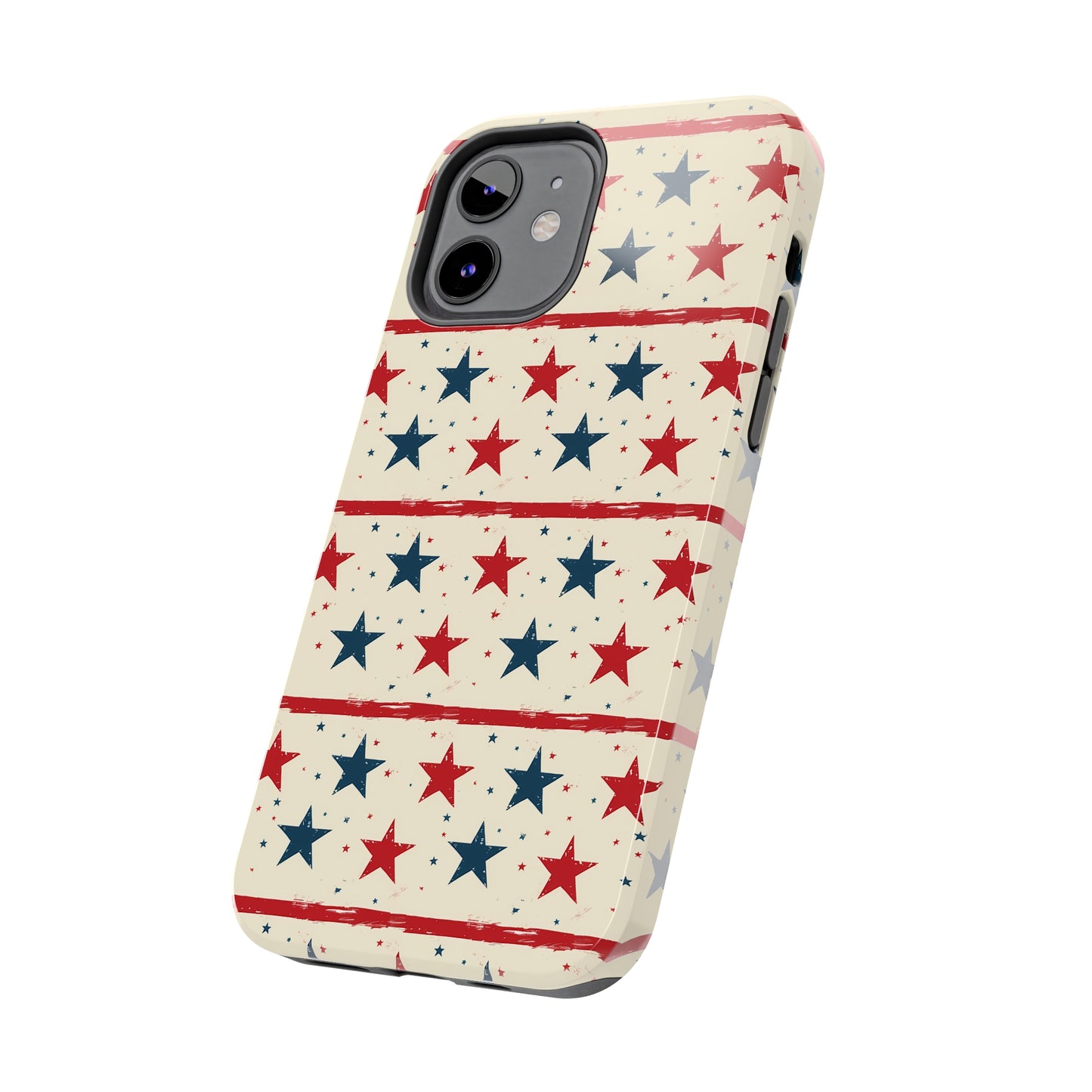 Stars & Stripes Tough Phone Case for iPhone 11, 12, 13, 14, 15, Plus, Pro, Pro Max