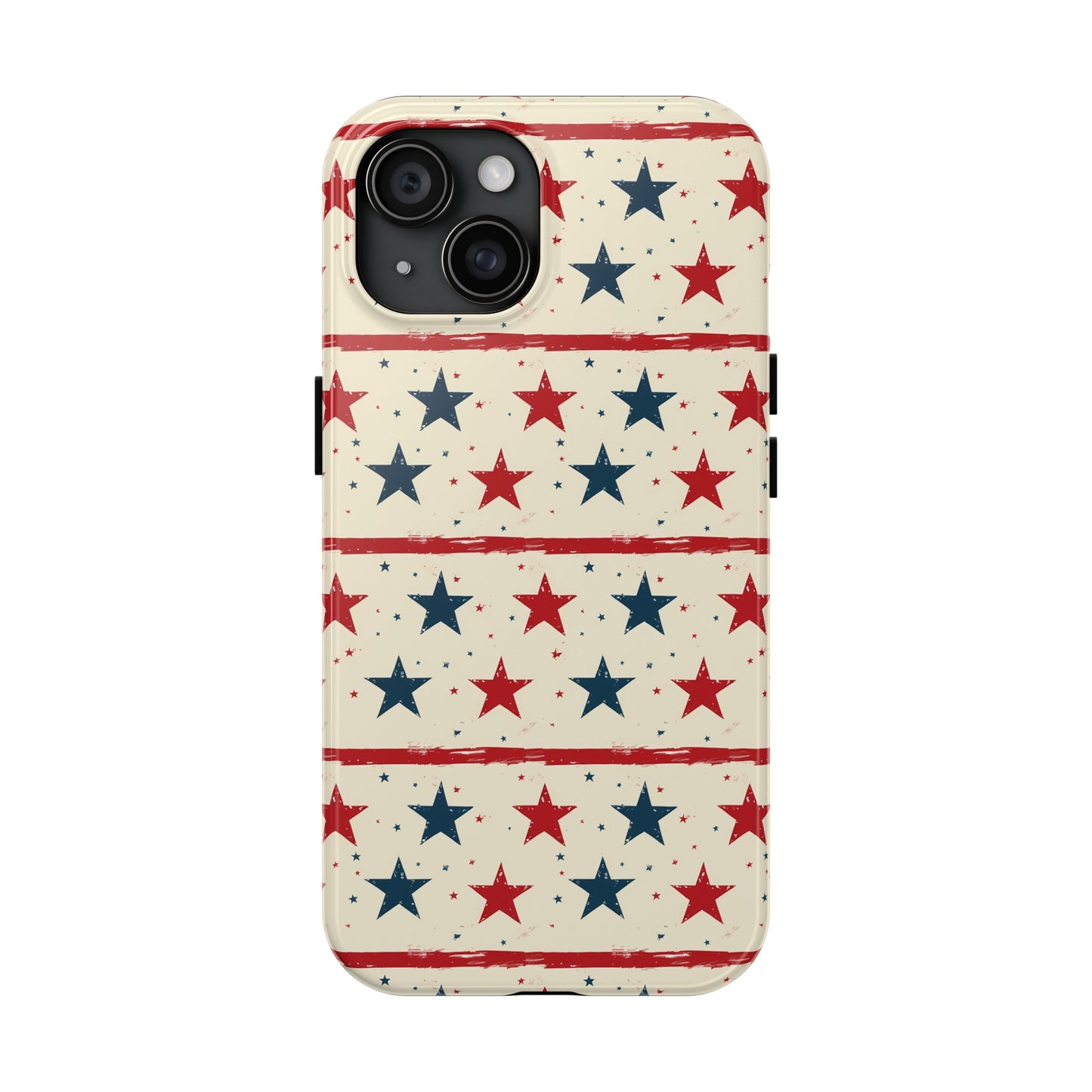 Stars & Stripes Tough Phone Case for iPhone 11, 12, 13, 14, 15, Plus, Pro, Pro Max