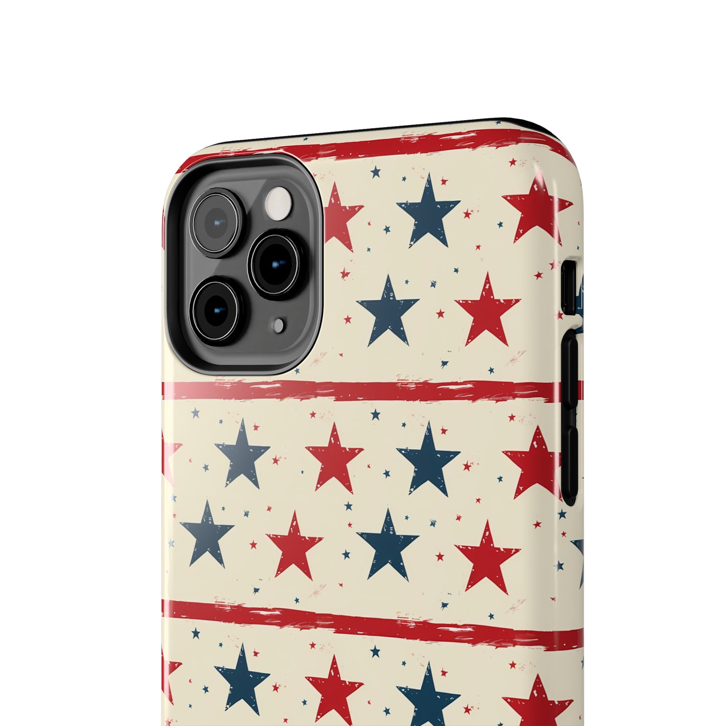 Stars & Stripes Tough Phone Case for iPhone 11, 12, 13, 14, 15, Plus, Pro, Pro Max