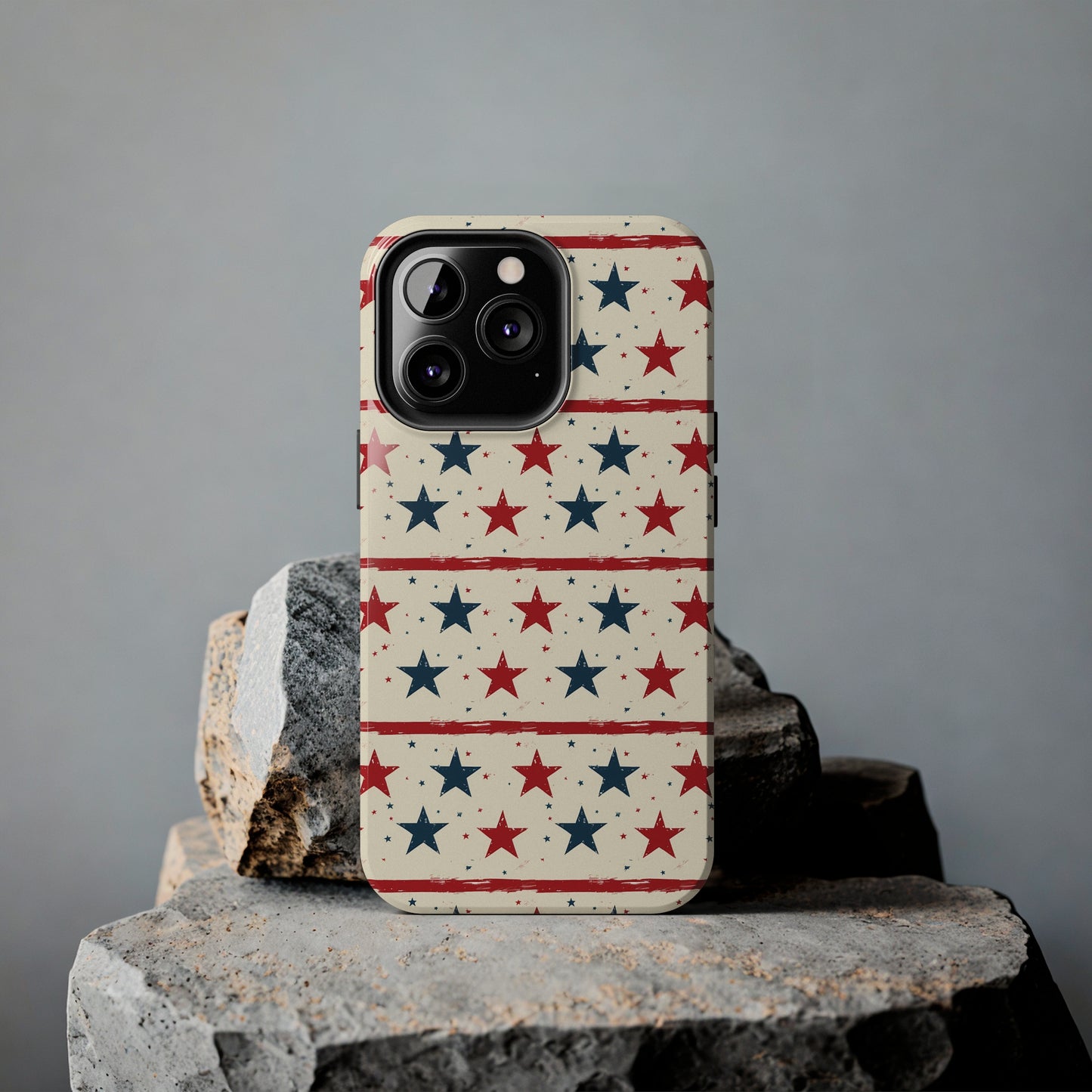 Stars & Stripes Tough Phone Case for iPhone 11, 12, 13, 14, 15, Plus, Pro, Pro Max