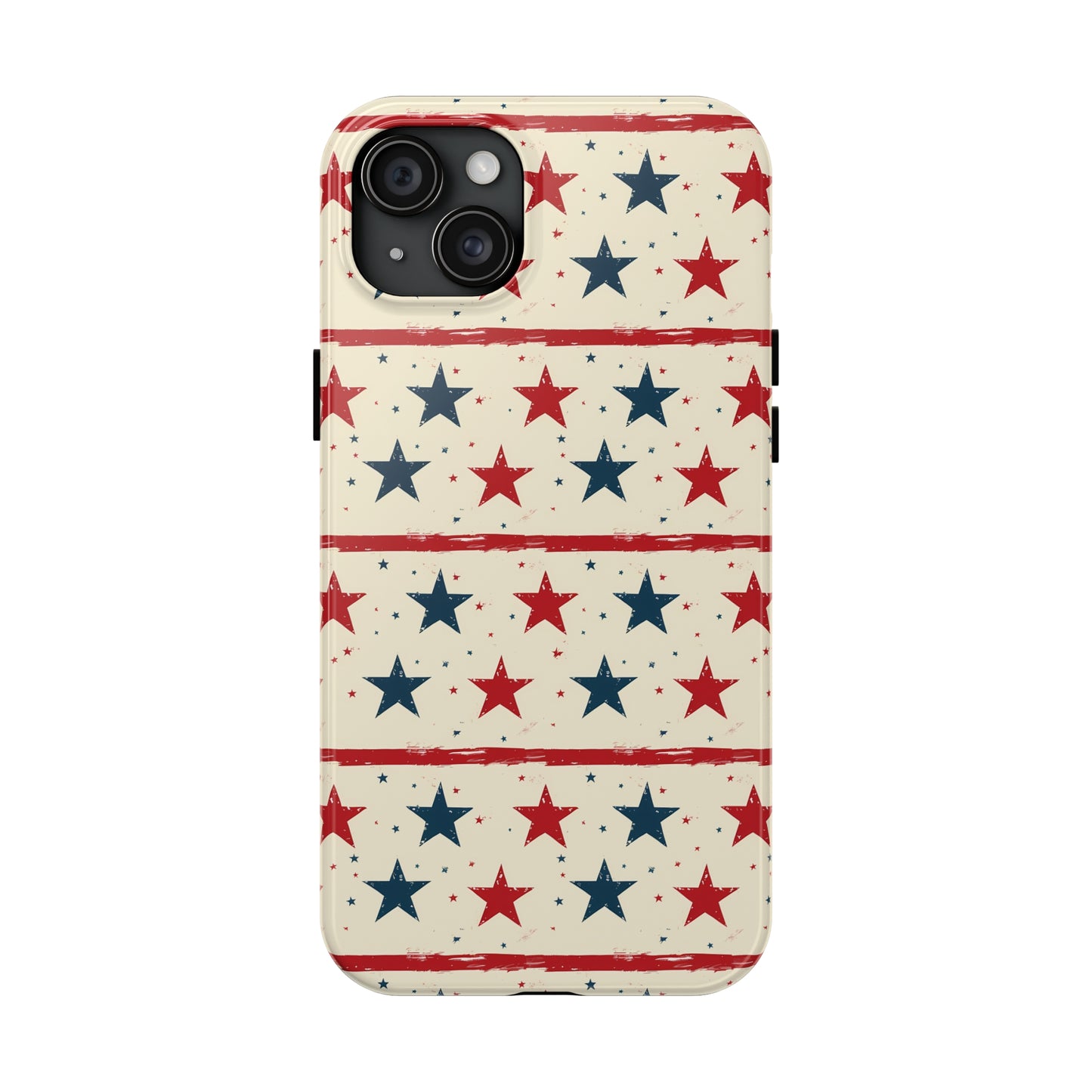 Stars & Stripes Tough Phone Case for iPhone 11, 12, 13, 14, 15, Plus, Pro, Pro Max