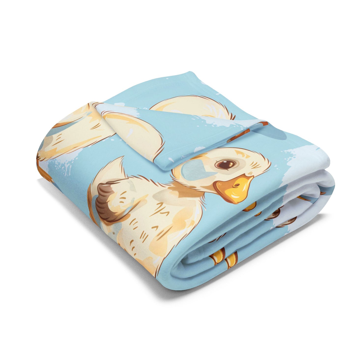 Cute Baby Ducklings Fleece Throw Blanket for Toddlers, Kids & Pets – Soft, Cozy, and Durable 30x40” Blanket