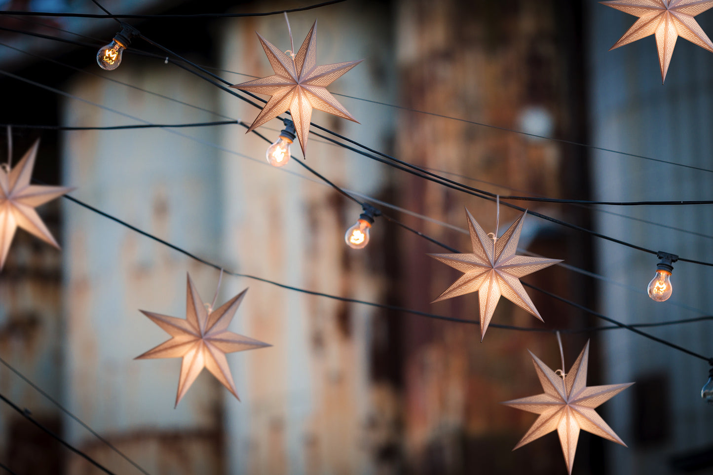 Paper Star Lantern Decoration (Cosmic White 7-Point Lighted Star) - WillBrite.com - Gifts & Décor that Make People Happy