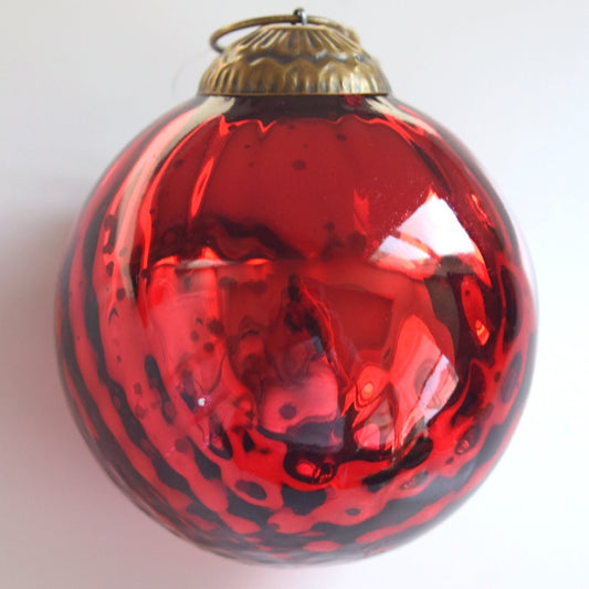 holiday mercury glass ornament for christmas tree