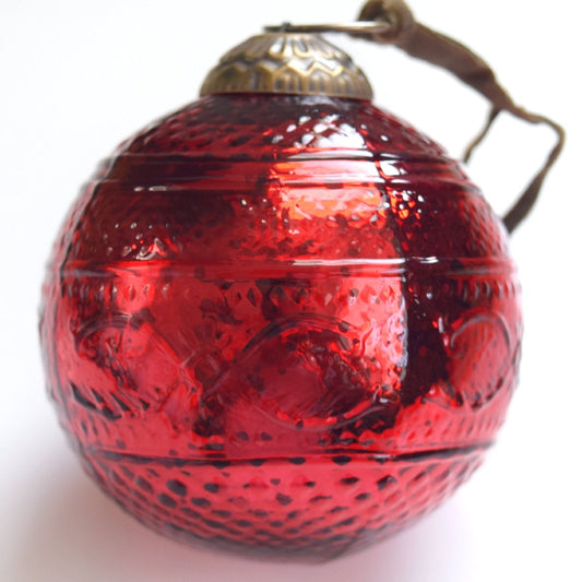 holiday mercury glass ornament for christmas tree